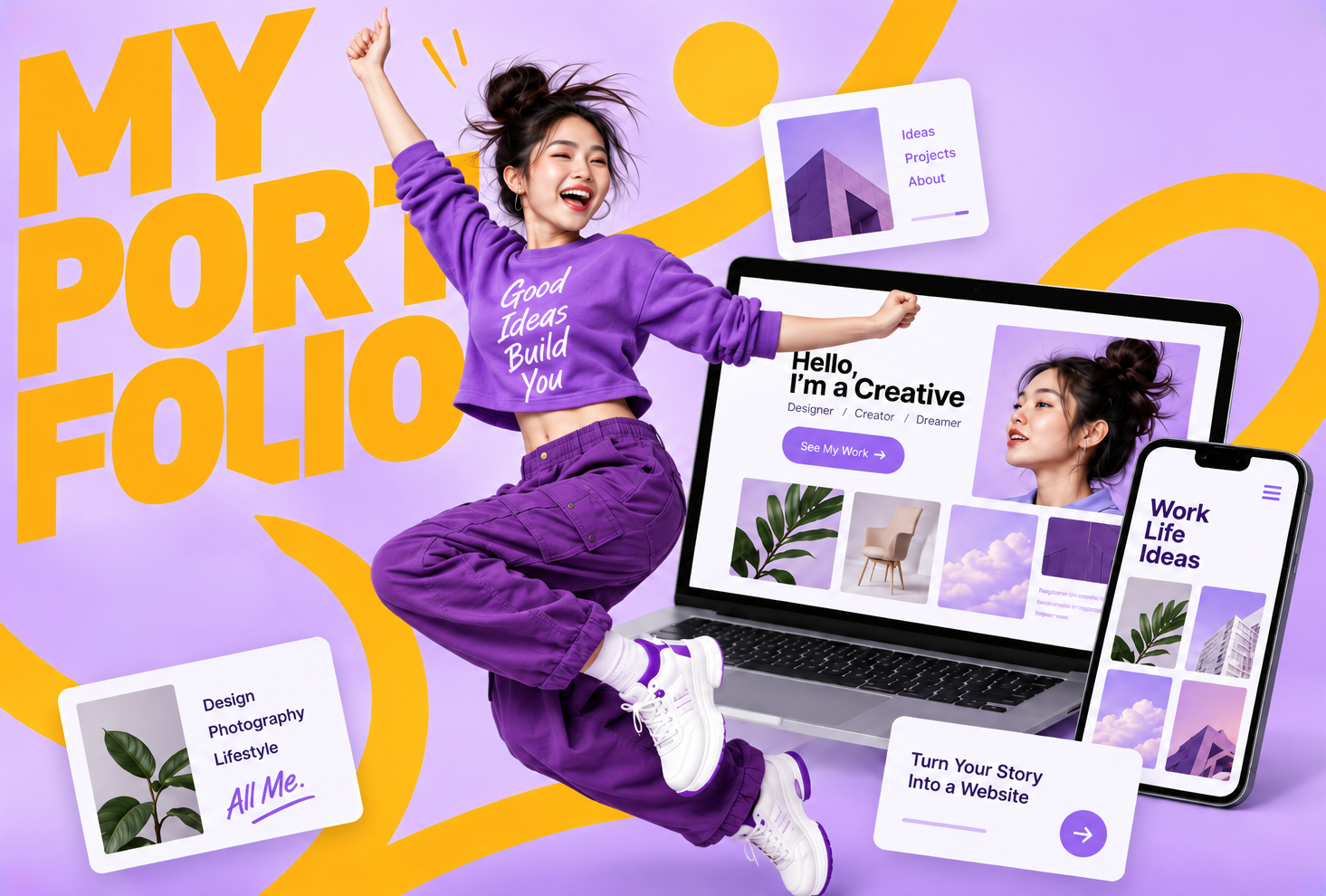 บริการออกแบบ Personal Website